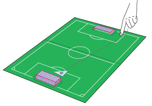бумажная игра футбол