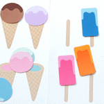 Учим цвета: игра “Мороженое”